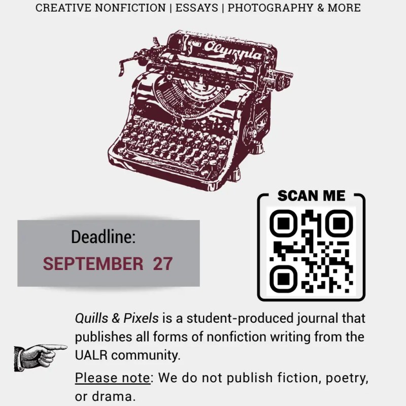 “Quills  & Pixels”&nbsp;Flyer